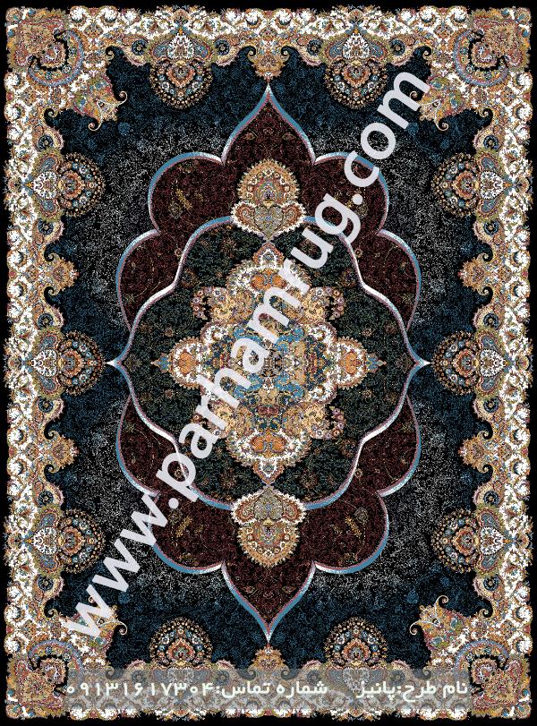 جدیدترین و زیباترین فرش 1000 شانه طرح پانیز