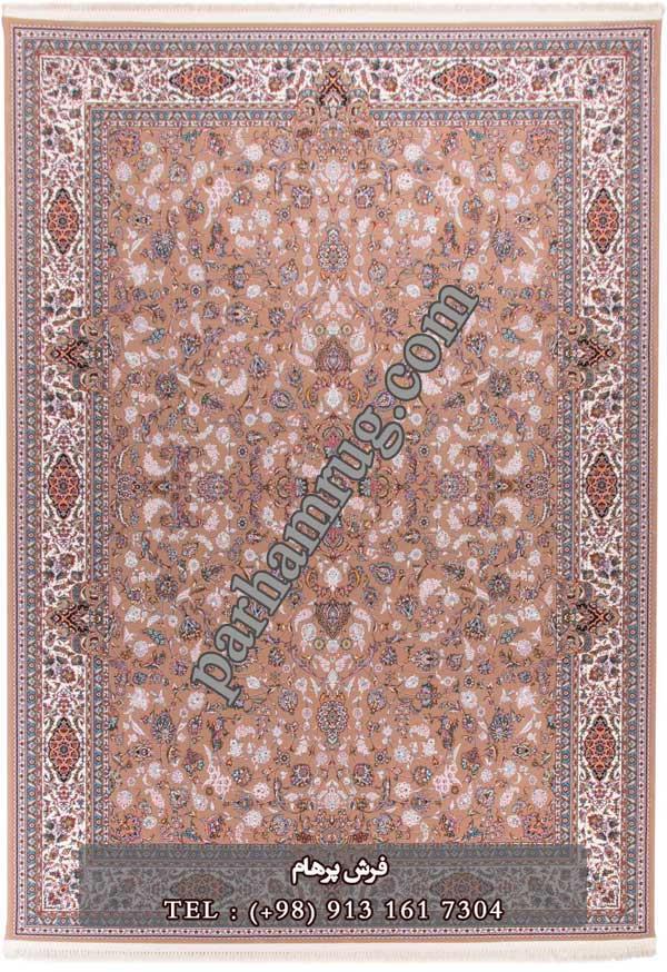 فرش 1000 شانه طرح افشان نسکافه ای