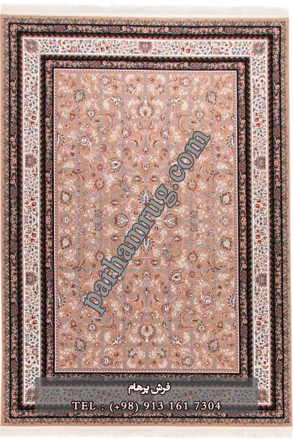 فرش 1000 شانه طرح کرشمه نسکافه ای