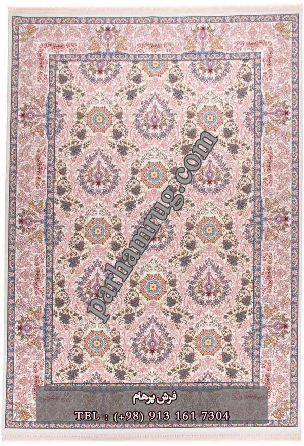فرش 1000 شانه طرح اردیبهشت کرمی