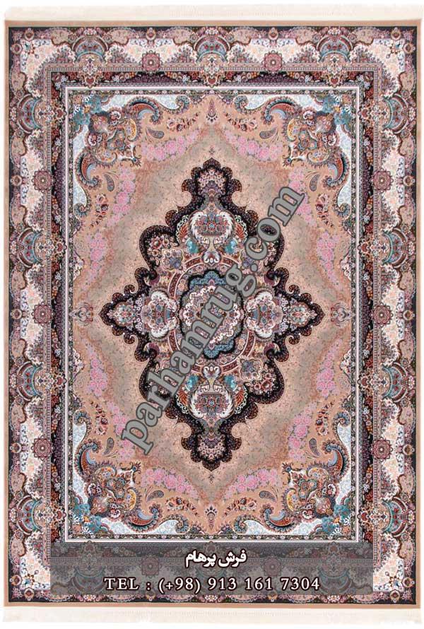 فرش 1000 شانه طرح ستاره نسکافه ای