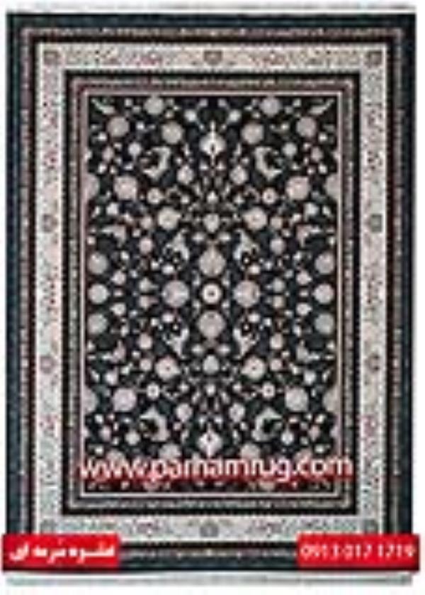 فرش 1000 شانه طرح عشوه سورمه ای