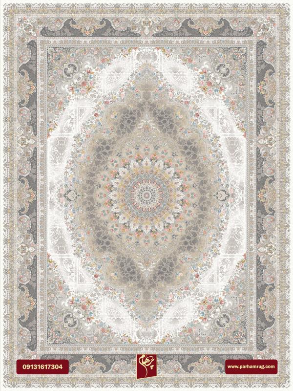 فرش ویونا کرم 1200 شانه تراکم 3600